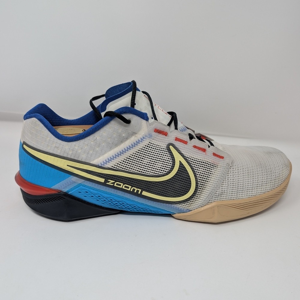 Nike Metcon Zoom Men's 11 Athletic Cross‎ Training Sneakers White Multi color
